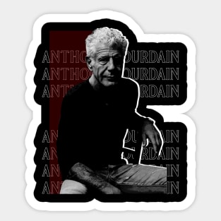 Celebritys Funny Gifts Tv Series Bourdain Sticker